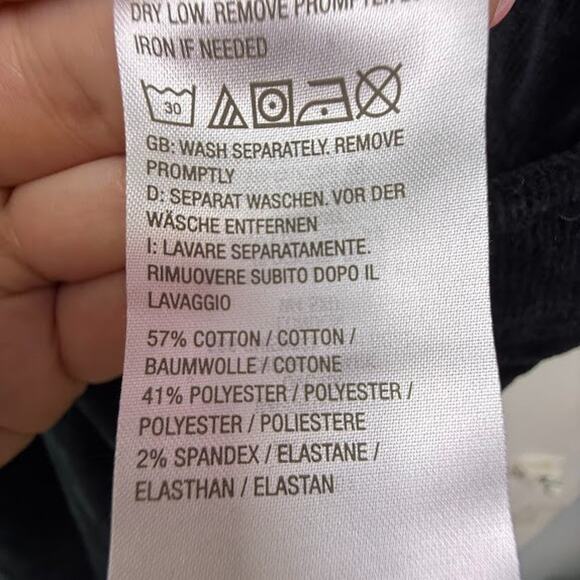 QVC Susan Graver Knit Corduroy Straight Leg Pants Womens 1X Black Pull On NWOT - Picture 4 of 11